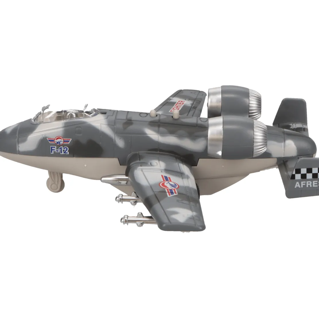 6" Fighter Jet Pullback Toy w/Light and Sound (1 Piece. Assorted Styles)