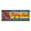 Flying Ace Personalized Wood Sign 17x44
