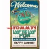 Flying Aces Loop the Loop Pub Personalized Wood Sign 18x30