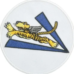 Flying Tigers WWII Iron-On Patch by Aeroplane Apparel Co.
