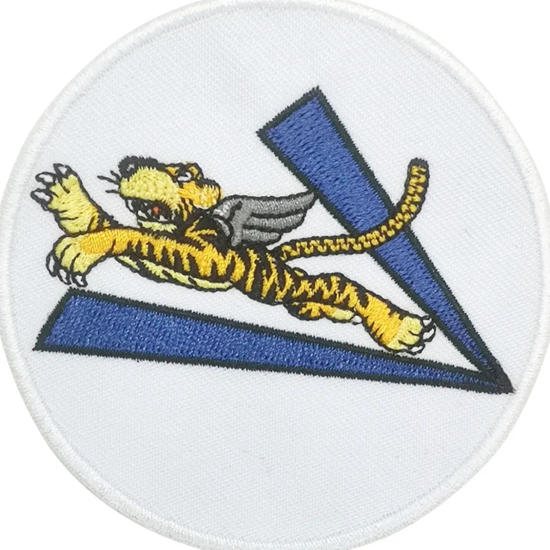 Flying Tigers WWII Iron-On Patch by Aeroplane Apparel Co.