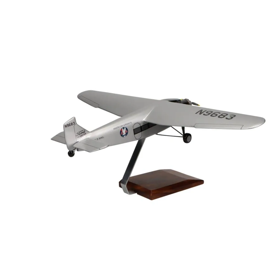 Ford 5-AT Tri-Motor Large Mahogany Model