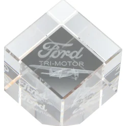 Ford Tri-Motor 3D Diamond Cube by Etched Memory
