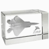 F-22 Raptor 3D Rectangle Block by Etched Memory