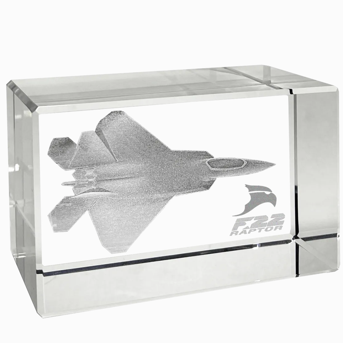 F-22 Raptor 3D Rectangle Block by Etched Memory