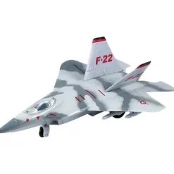 F-22 Raptor 8" Pullback Diecast Airplane (1 Pc. Assorted Styles)