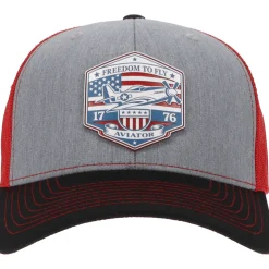 Freedom To Fly Richardson 112 Velocity Trucker Hat - Red/White/Blue