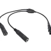 GA Headset to 6-Pin Lemo Adapter