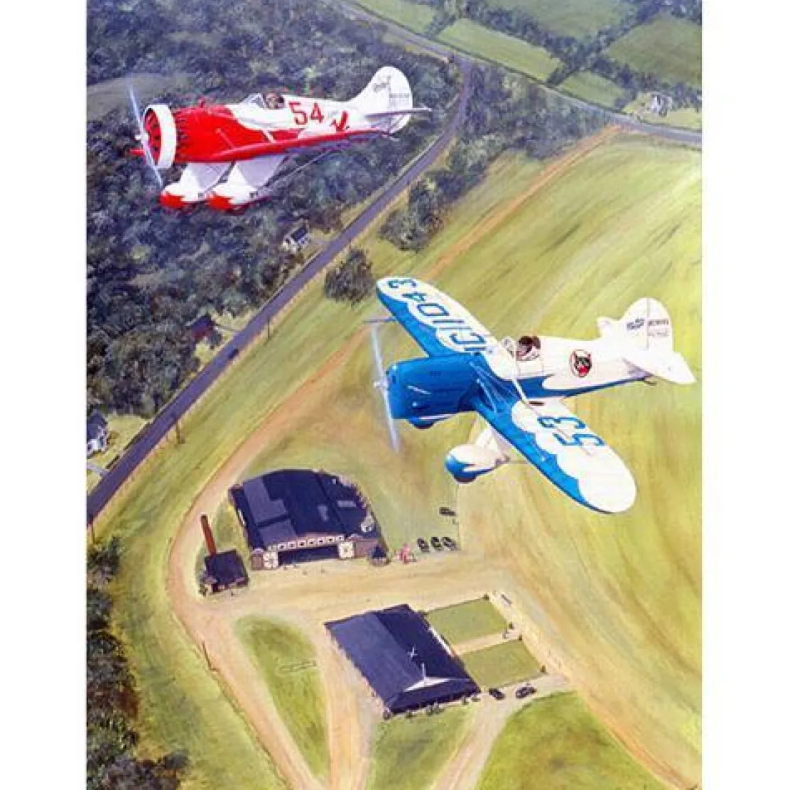 Gee Bee Sportsters Lyons Studios Limited Edition Aviation Print