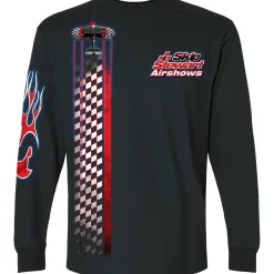 Going Vertical Skip Stewart Airshows UV Long Sleeve Hooded T-Shirt
