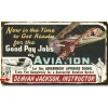 Good Aviation Jobs Personalized Wood Sign 18x30