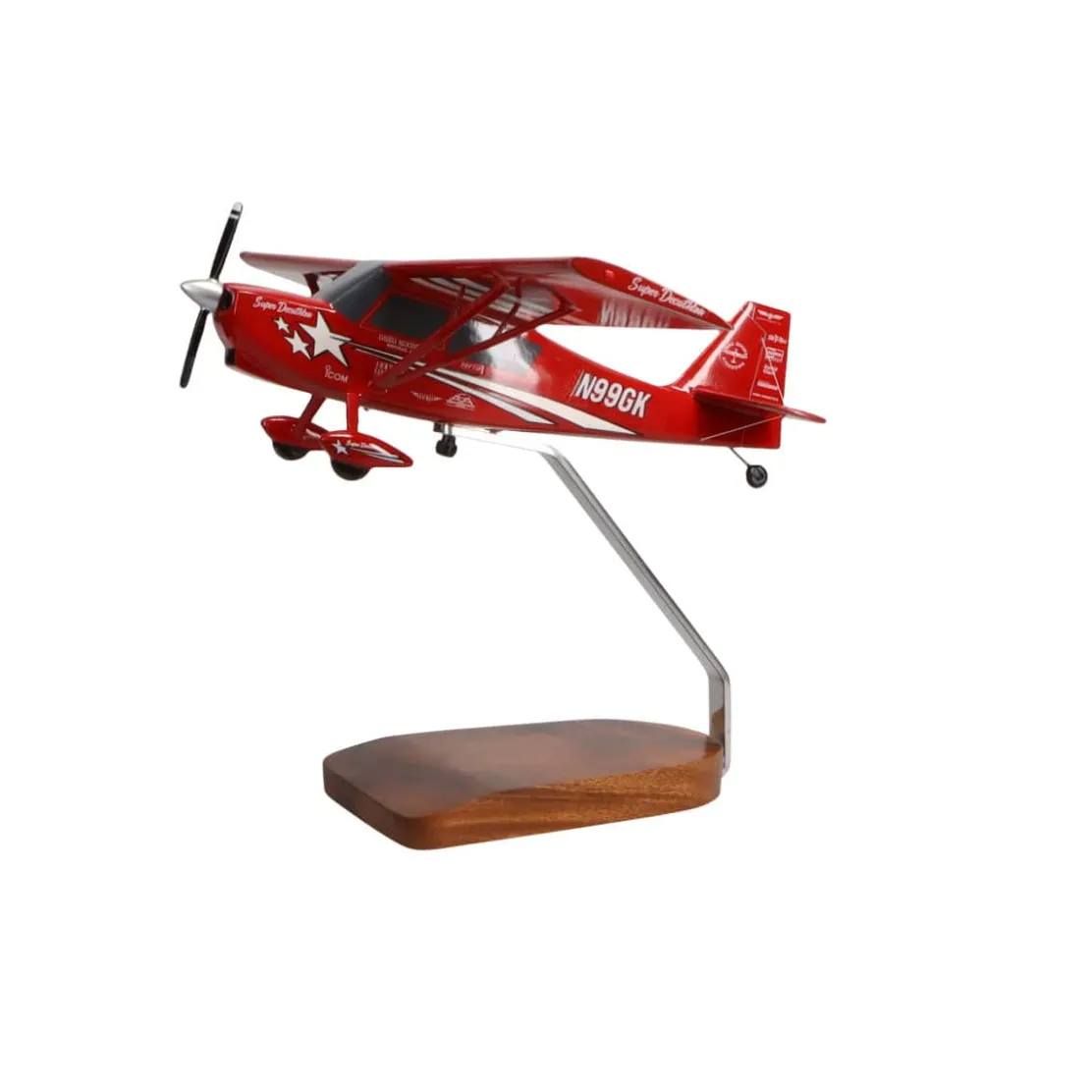 Greg Koontz Airshows Xtreme Decathlon Large Mahogany Model