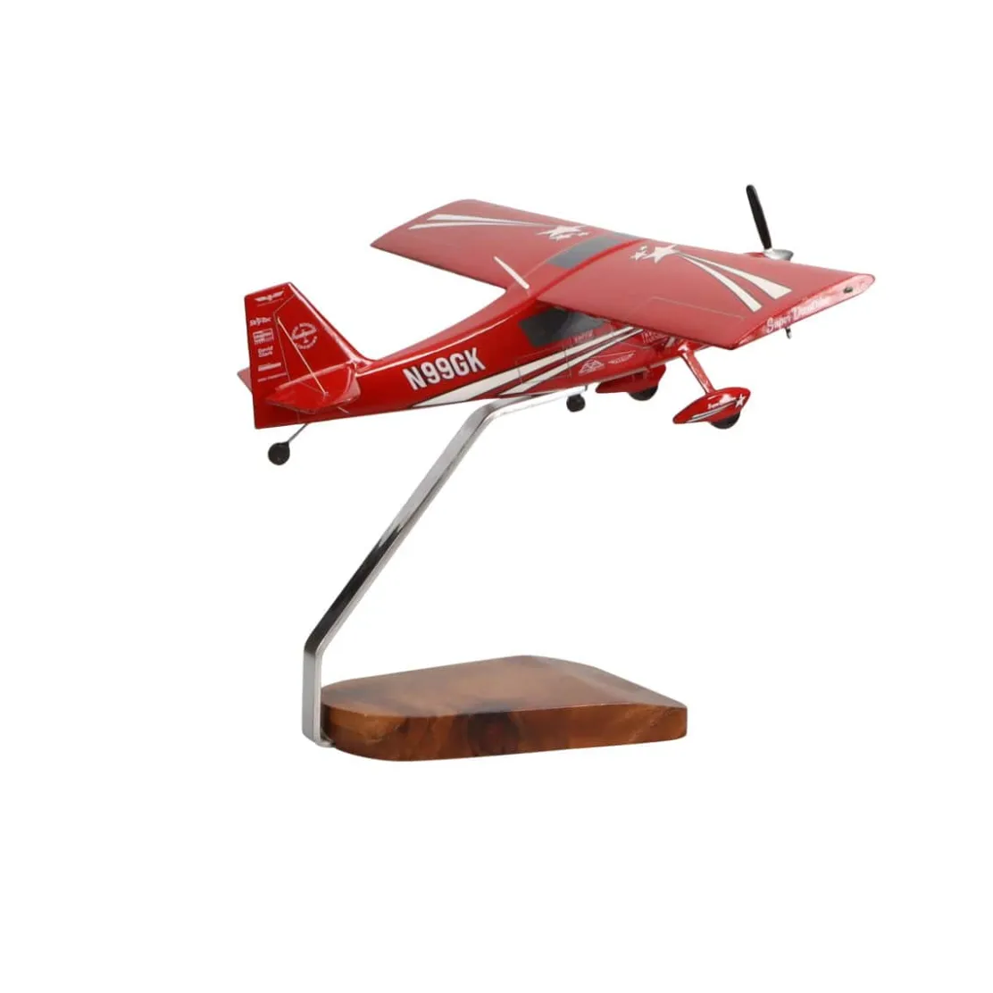 Greg Koontz Airshows Xtreme Decathlon Large Mahogany Model