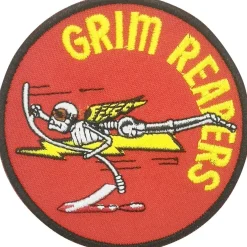 Grim Reapers VFA-101 Iron-On Patch by Aeroplane Apparel Co.