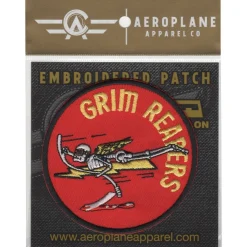 Grim Reapers VFA-101 Iron-On Patch by Aeroplane Apparel Co.