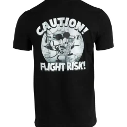 Grounded Aviators Society - Caution Flight Risk T-Shirt by Aeroplane Apparel Co.