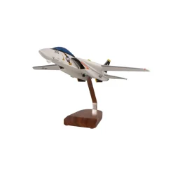 Grumman F-14A Tomcat VF-84 Jolly Rogers Large Mahogany Model