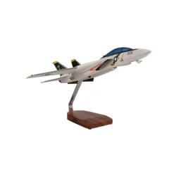 Grumman F-14A Tomcat VF-84 Jolly Rogers Large Mahogany Model