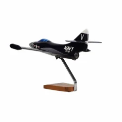 Grumman F9F-5 Panther Large Mahogany Model