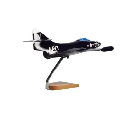Grumman F9F-5 Panther Large Mahogany Model