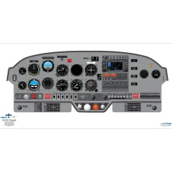 Grumman 18" x 36" Cockpit Posters for Pilot Training
