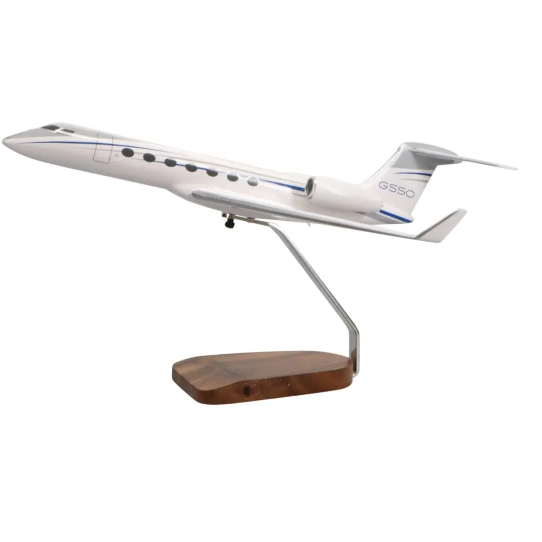 Gulfstream G550 Large Mahogany Model