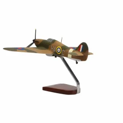 Hawker Hurricane Large Mahogany Model