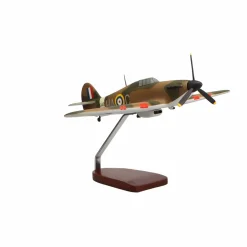 Hawker Hurricane Large Mahogany Model