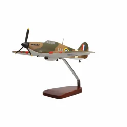 Hawker Hurricane Large Mahogany Model