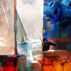 Howard's Flight Frank Martin Aviation Art Print