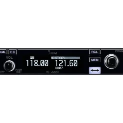 Icom A220T TSO'd Panel Mount VHF Air Band Transceiver with OLED Display (8.33/25 kHz)
