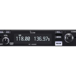 Icom A220T TSO'd Panel Mount VHF Air Band Transceiver with OLED Display (8.33/25 kHz)