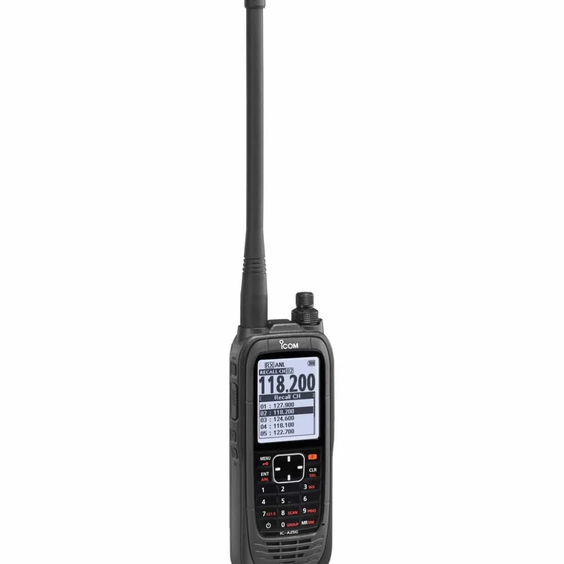 Icom IC-A25C-S Sport Com Only Transceiver: Handheld Aviation Radio