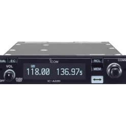 Icom IC-A220 VHF Panel Mount VHF Air Band Transceiver with OLED Display