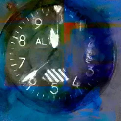 Instruments 1 - Altimeter Frank Martin Aviation Art Print