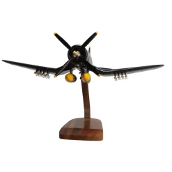 Jim Tobul F4U-4 Corsair Large Mahogany Model