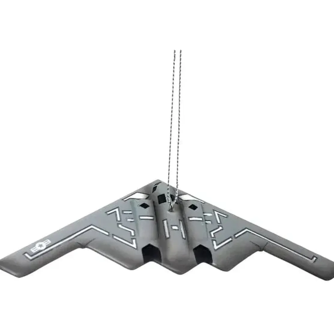 Kurt Adler U.S. Air Force B2 Bomber Jet Ornament