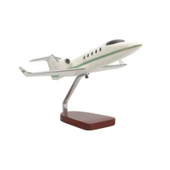 Learjet 55 Large Mahogany Model