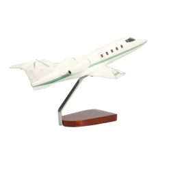 Learjet 55 Large Mahogany Model