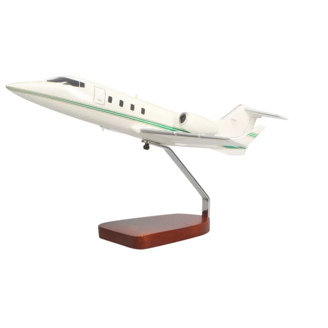 Learjet 55 Large Mahogany Model