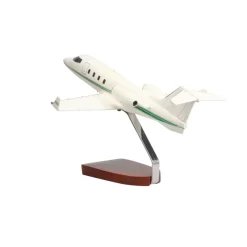 Learjet 55 Large Mahogany Model