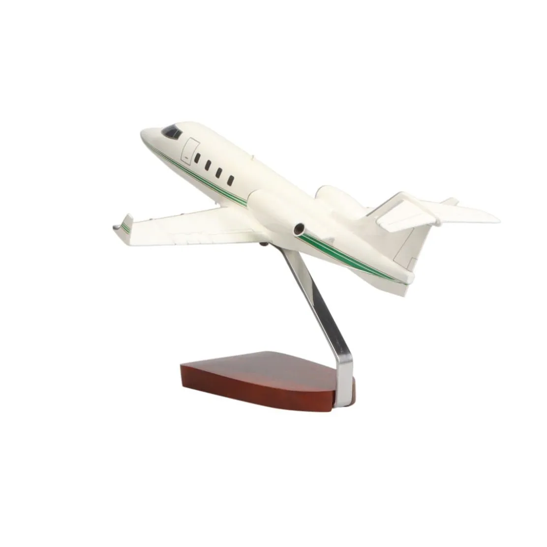 Learjet 55 Large Mahogany Model