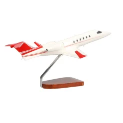 Learjet 40 Large Mahogany Model