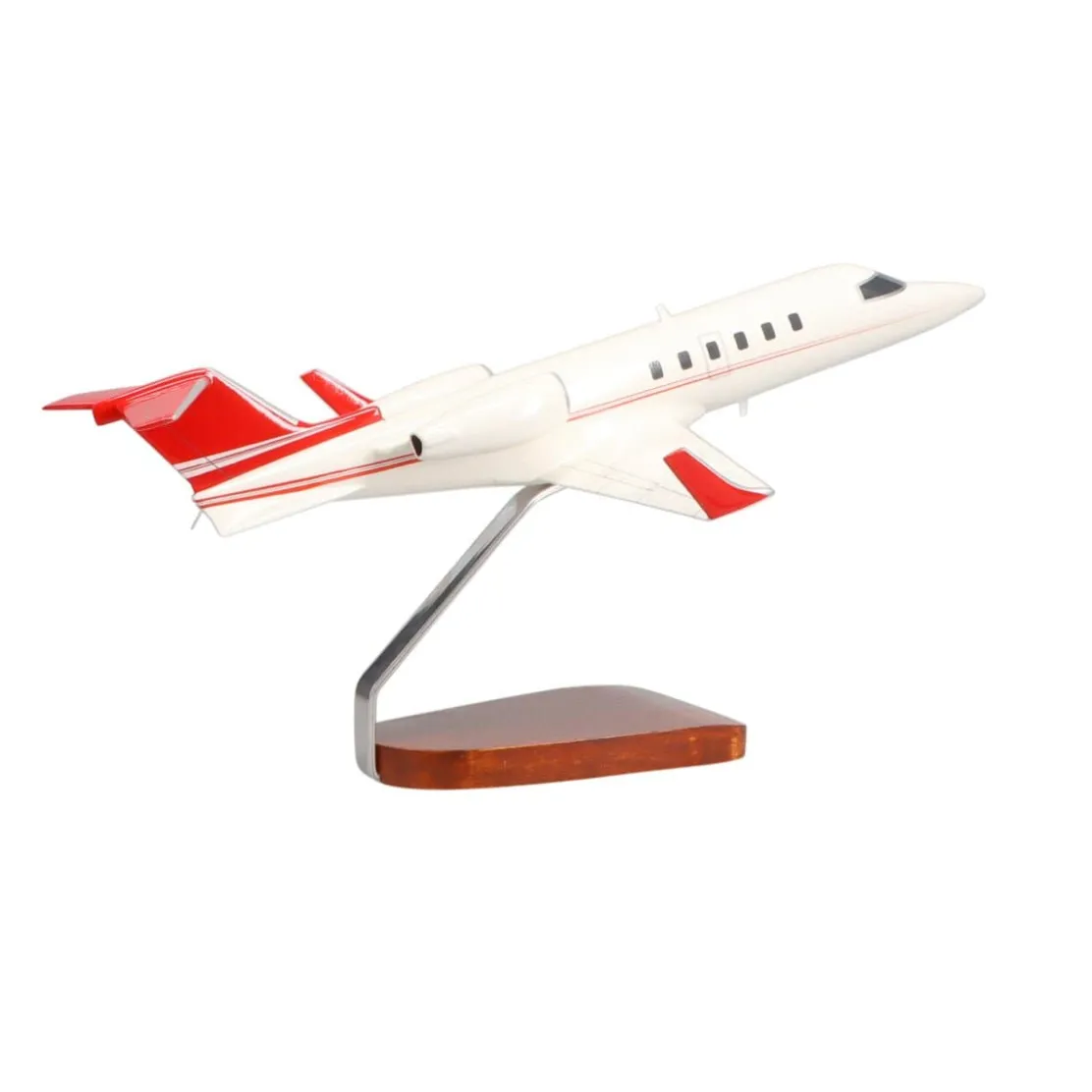 Learjet 40 Large Mahogany Model