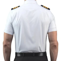 Lift Aviation Flextech Professional Pilot Short Sleeve Shirt (With Eyelets)