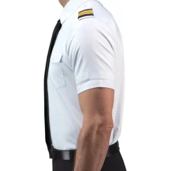 Lift Aviation Flextech Professional Pilot Short Sleeve Shirt (With Eyelets)