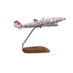 Lockheed L-1649 Starliner TWA (Trans World Airlines) Large Mahogany Model