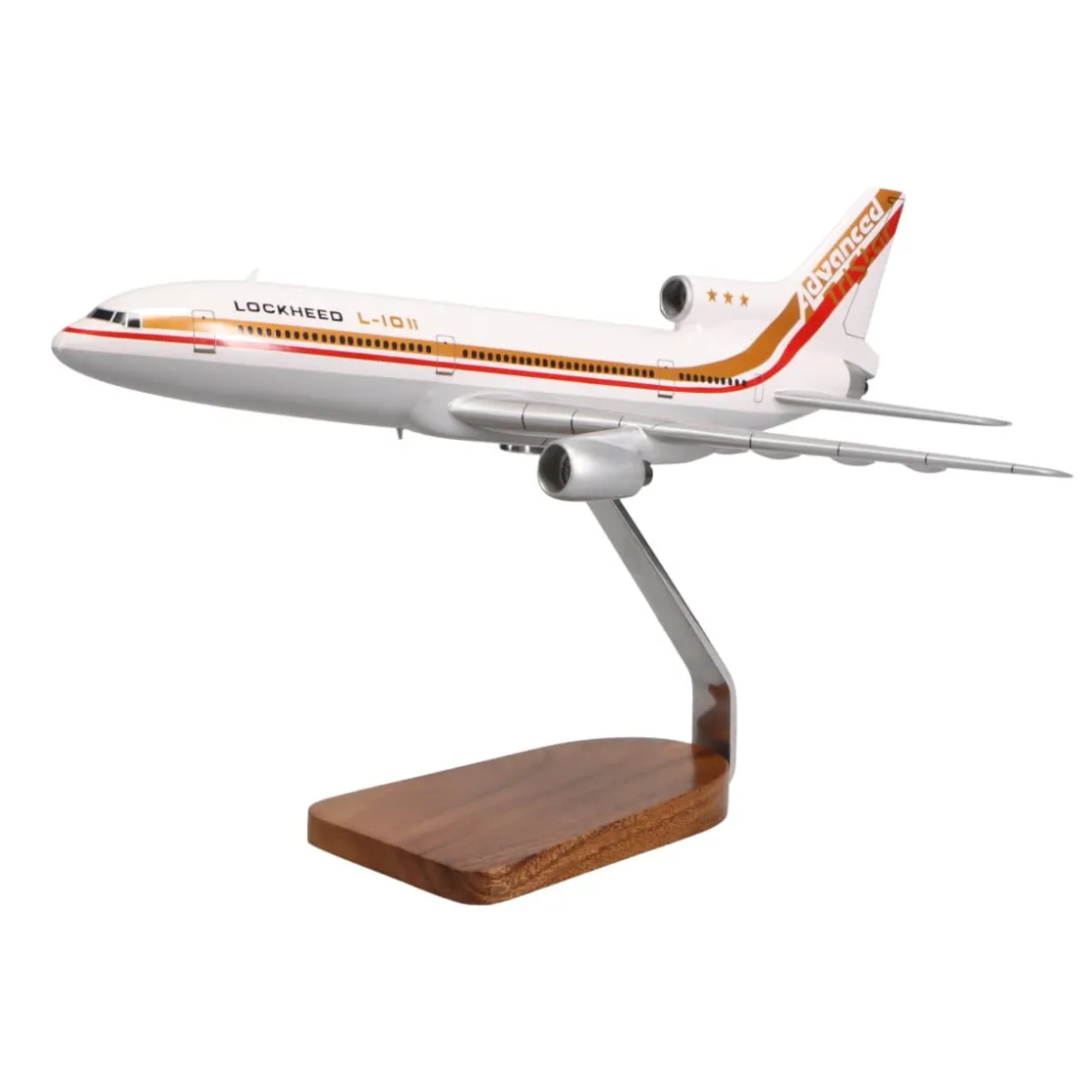 Lockheed L-1011 TriStar Large Mahogany Commercial Model