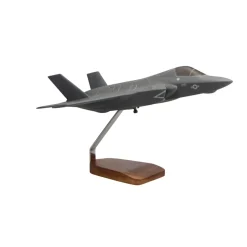 Lockheed Martin F-35B JSF/STOVL U.S. Marine Corps Large Mahogany Model