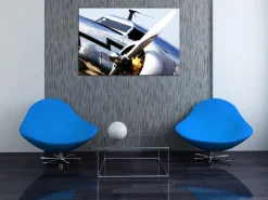 Lockheed 12 Steven Greenwald Black & White Aviation Art Print